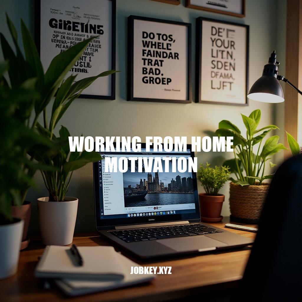 Boosting Working From Home Motivation: Strategies for Success